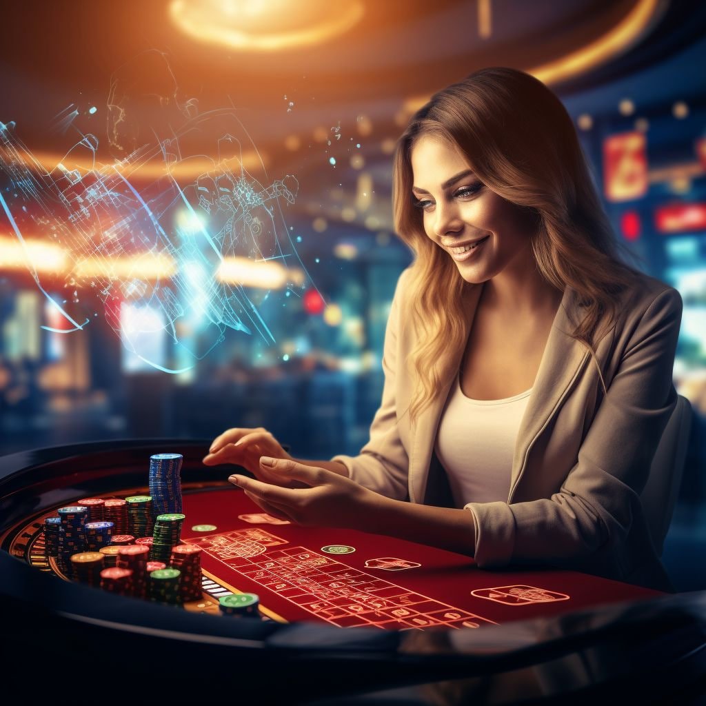 Aplikasi kayutogel di layar Android menampilkan kontrol taruhan Casino Hold'em dan feed video dealer real-time