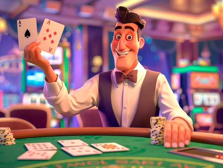 Meja poker langsung kayutogel dengan dealer profesional dan tampilan kartu HD
